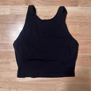 Black high neck lululemon bra